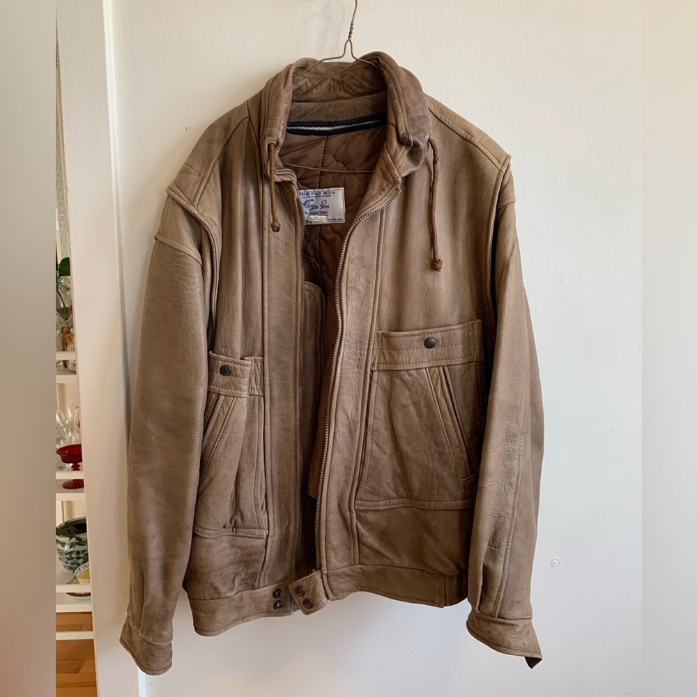 Vintage Old Mill Leather Jacket